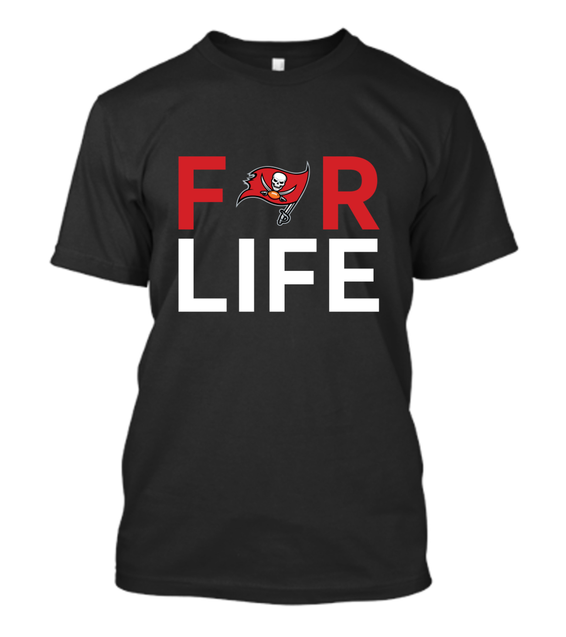 Tampa Bay Buccaneers Flag Fan For Life T-Shirt