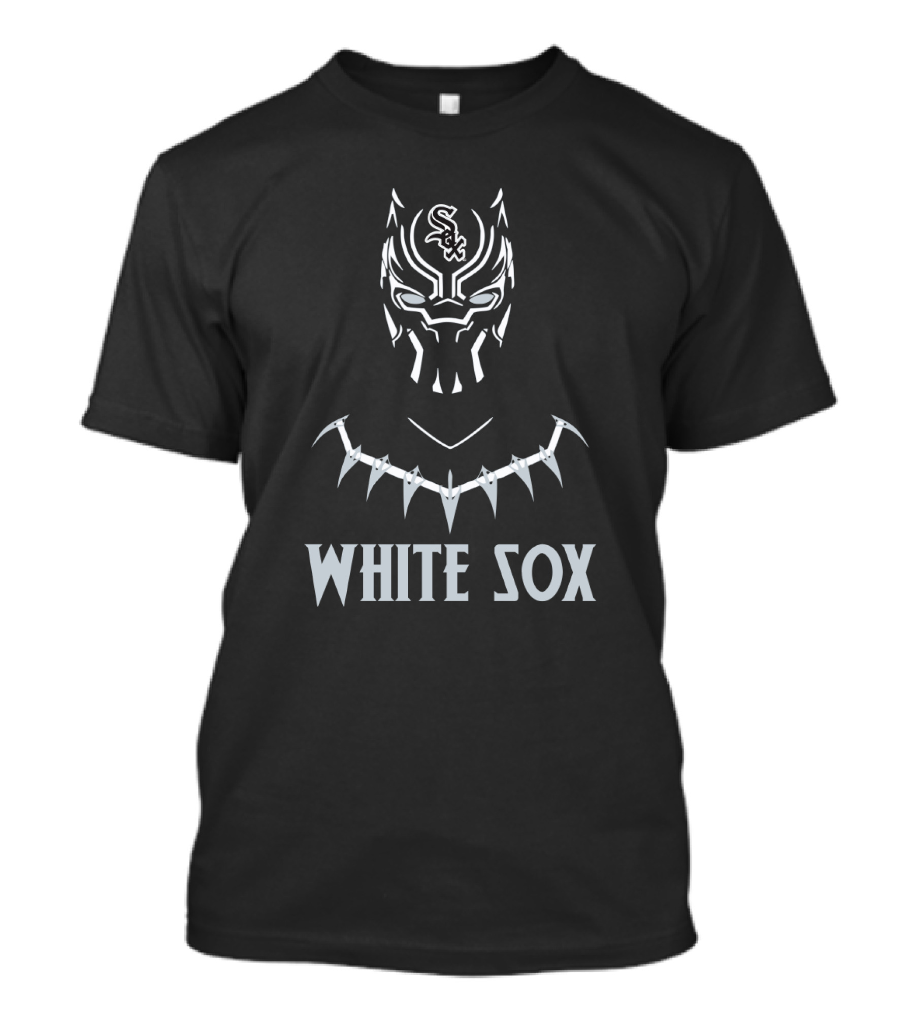 White Sox Black Panther Fans Heroic Vibes T-Shirt