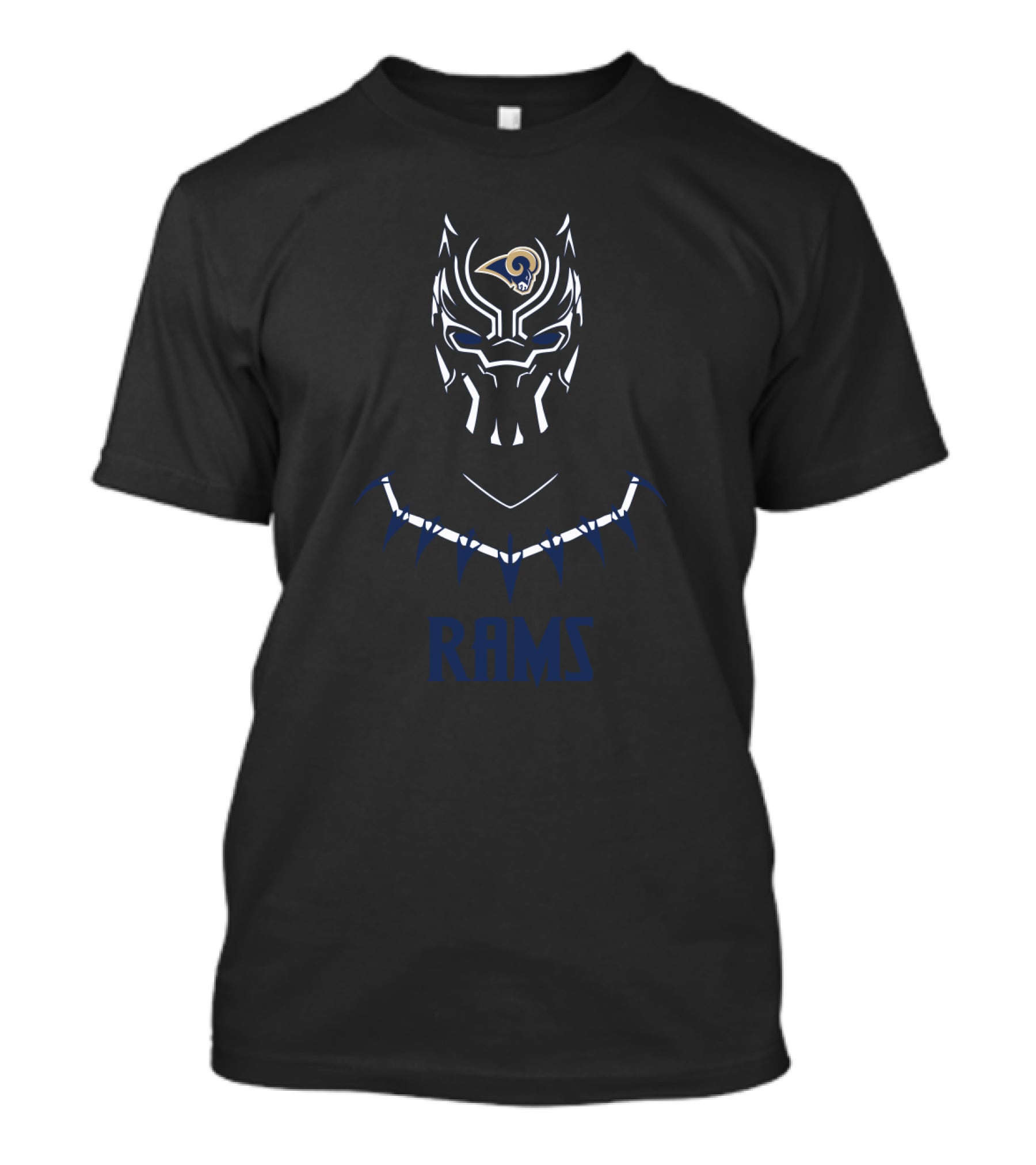 Black Panther Los Angeles Rams Fans Rams T-Shirt