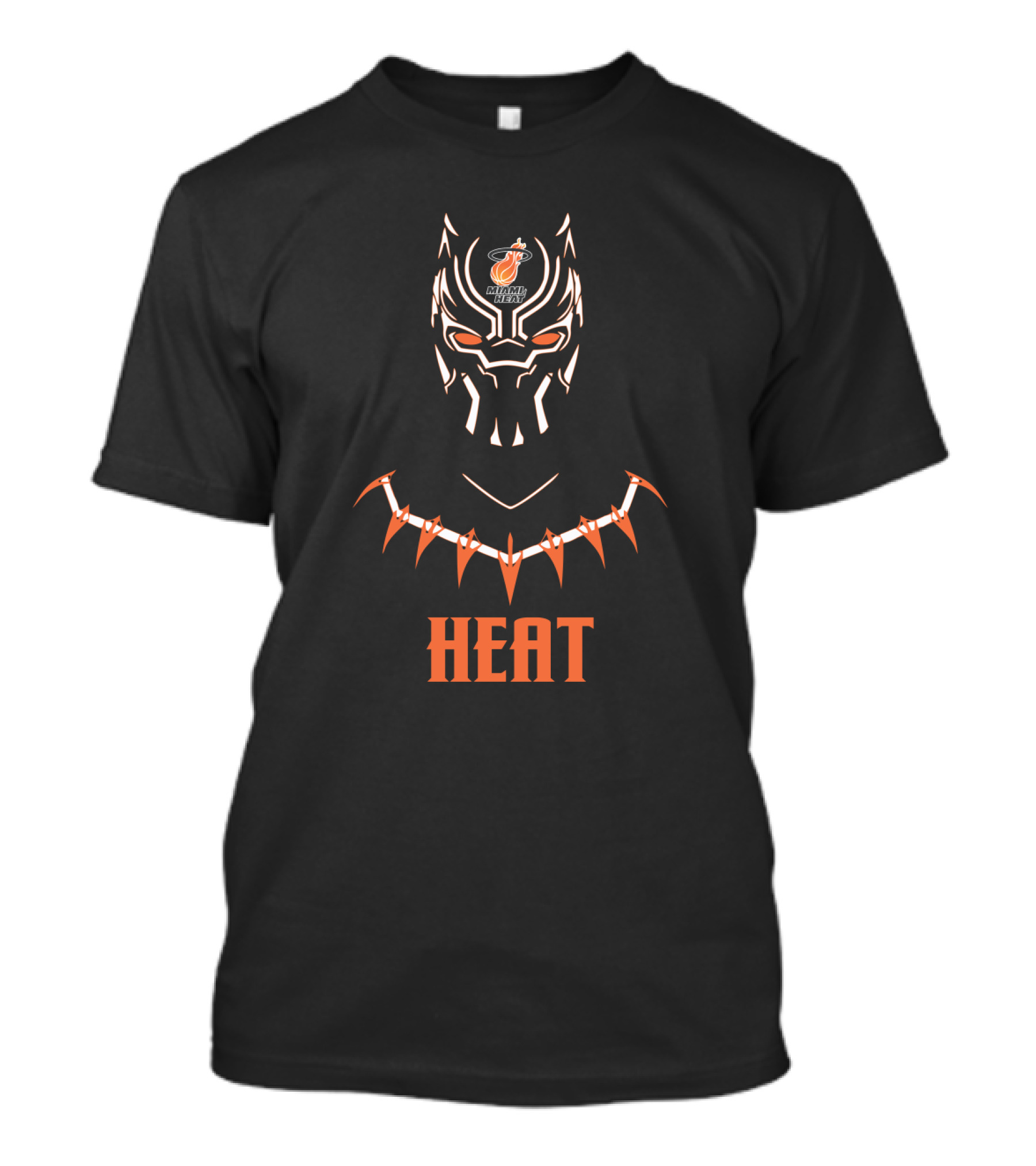 Black Panther Miami Heat Fan Mashup T-Shirt