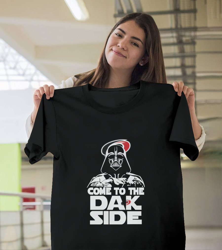 Darth Vader Come to the Dark Side Carolina Hurricanes Fans T-Shirt