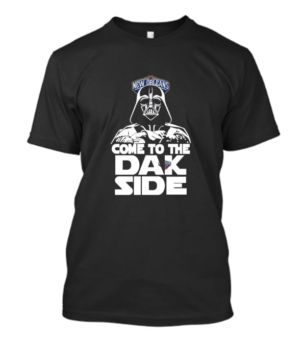 New Orleans Pelicans Fans Darth Vader Come To The Dark Side T-Shirt