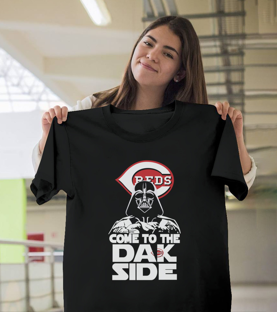 Cincinnati Reds Come to the Dark Side Darth Vader Fans T-Shirt