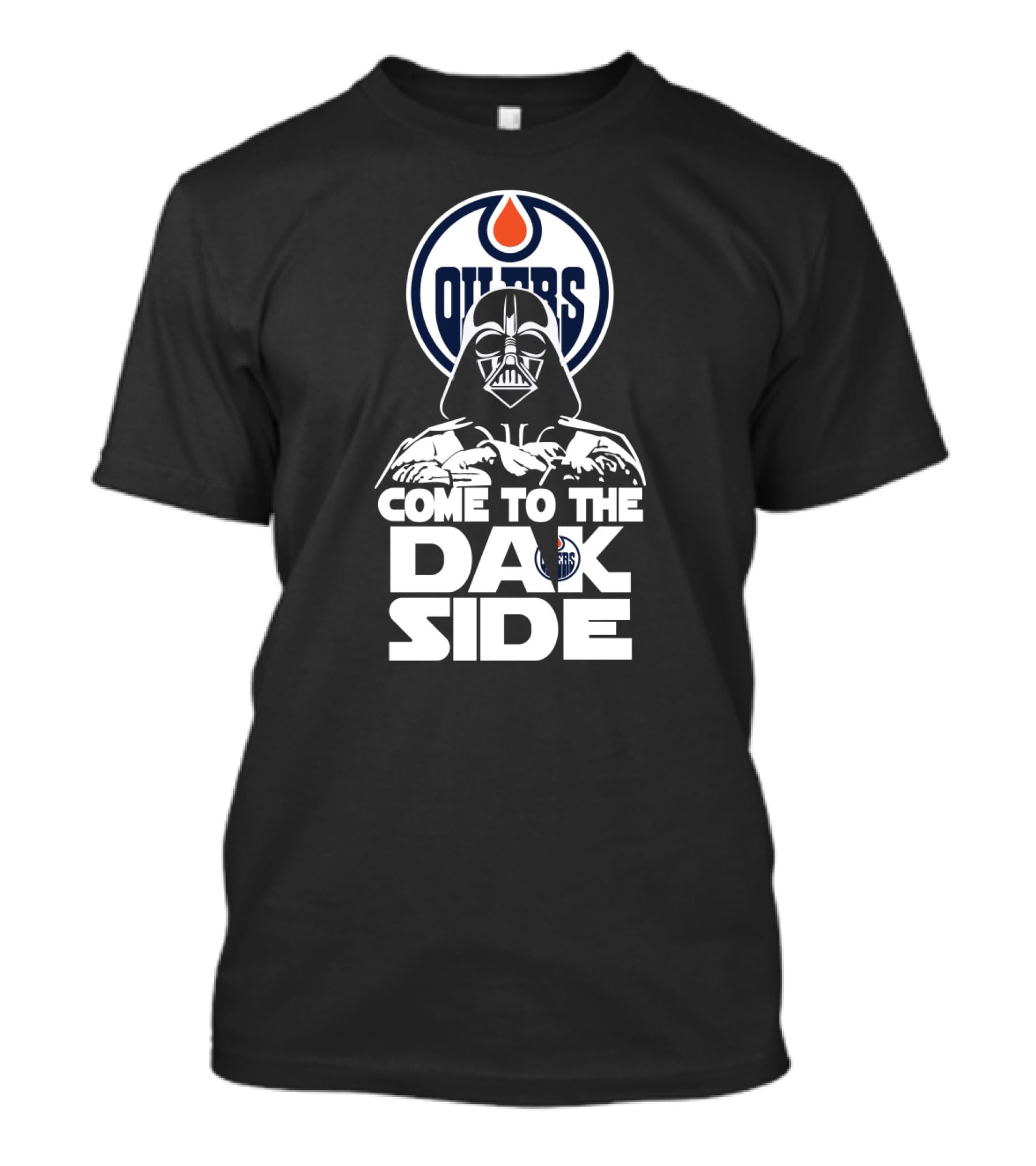 Edmonton Oilers Come To The Dark Side Darth Vader Fans T-Shirt