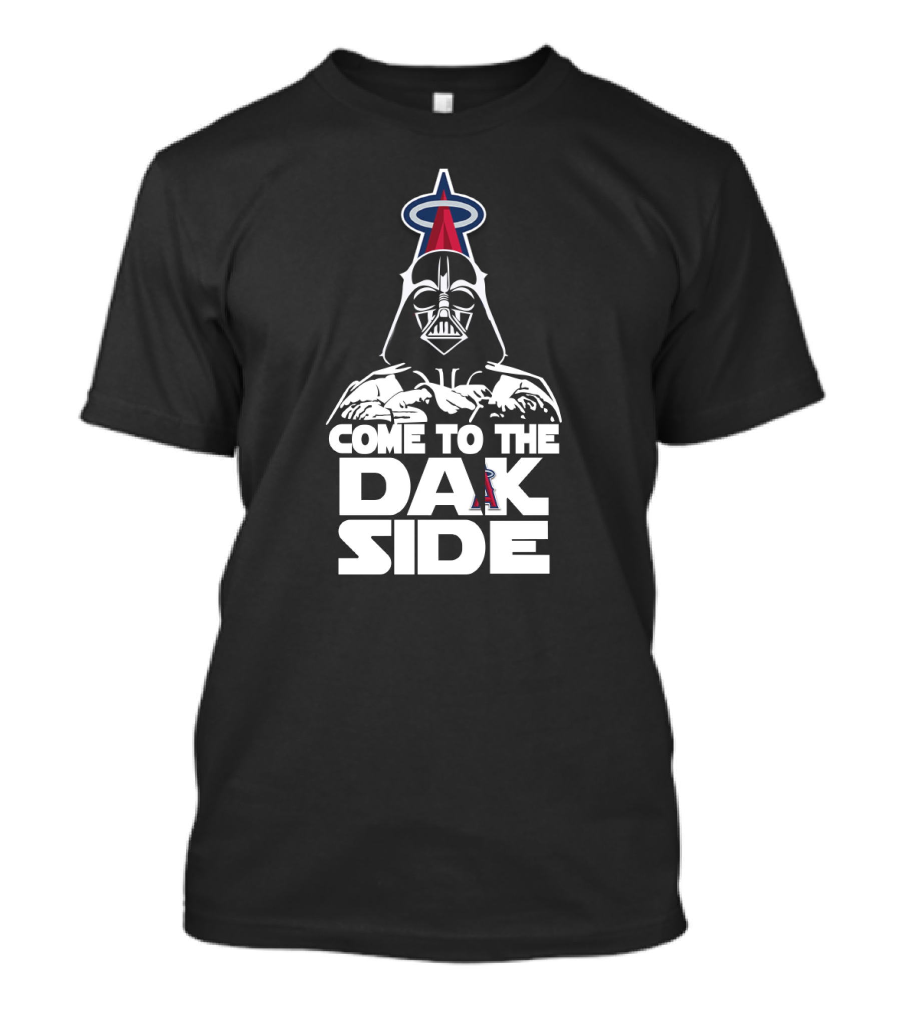 Darth Vader Come To The Dark Side Los Angeles Angels Fans T-Shirt