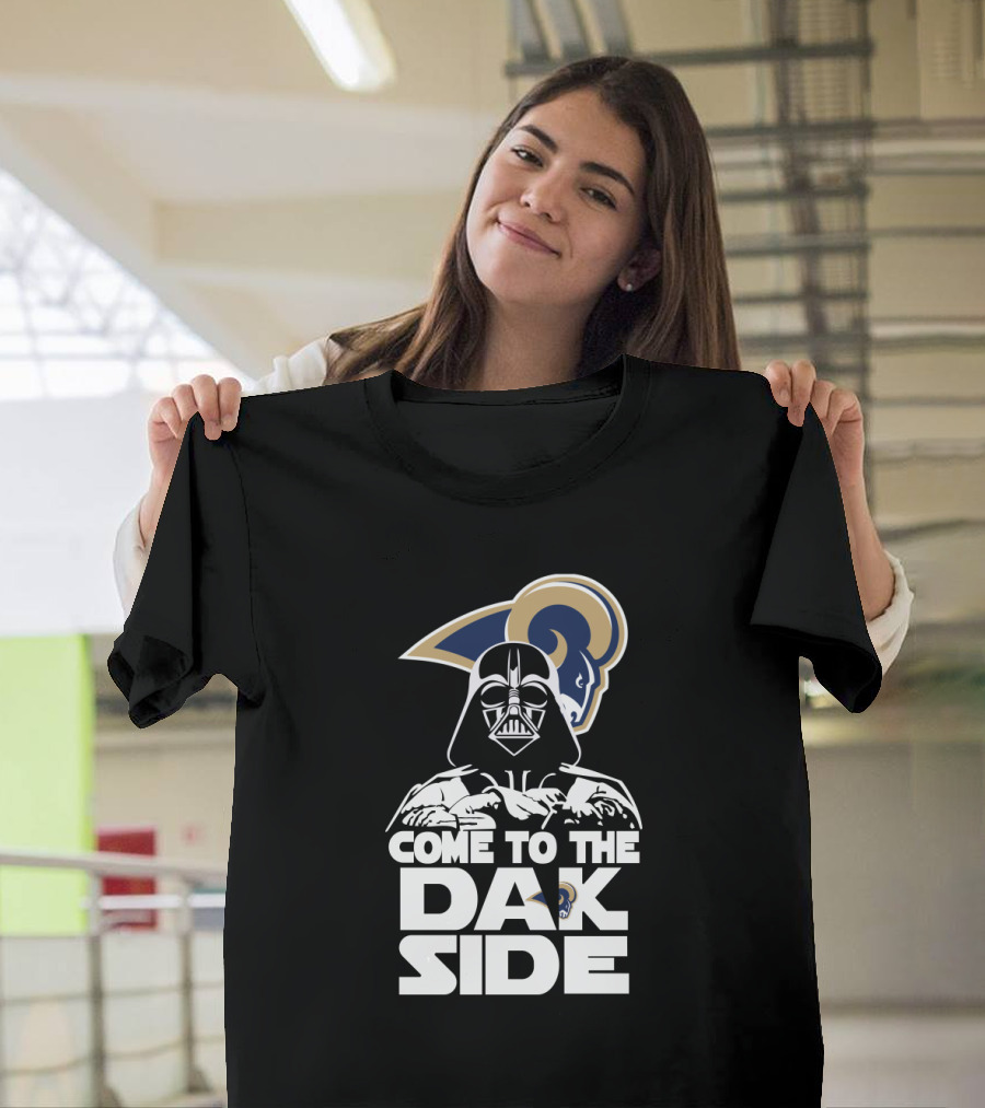 Darth Vader Come To The Dark Side Los Angeles Rams Fans T-Shirt