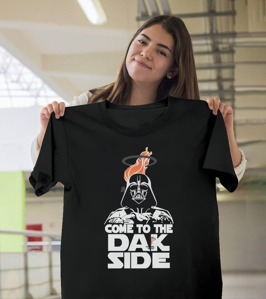 Come To The Dark Side Miami Heat Fans Darth Vader T-Shirt