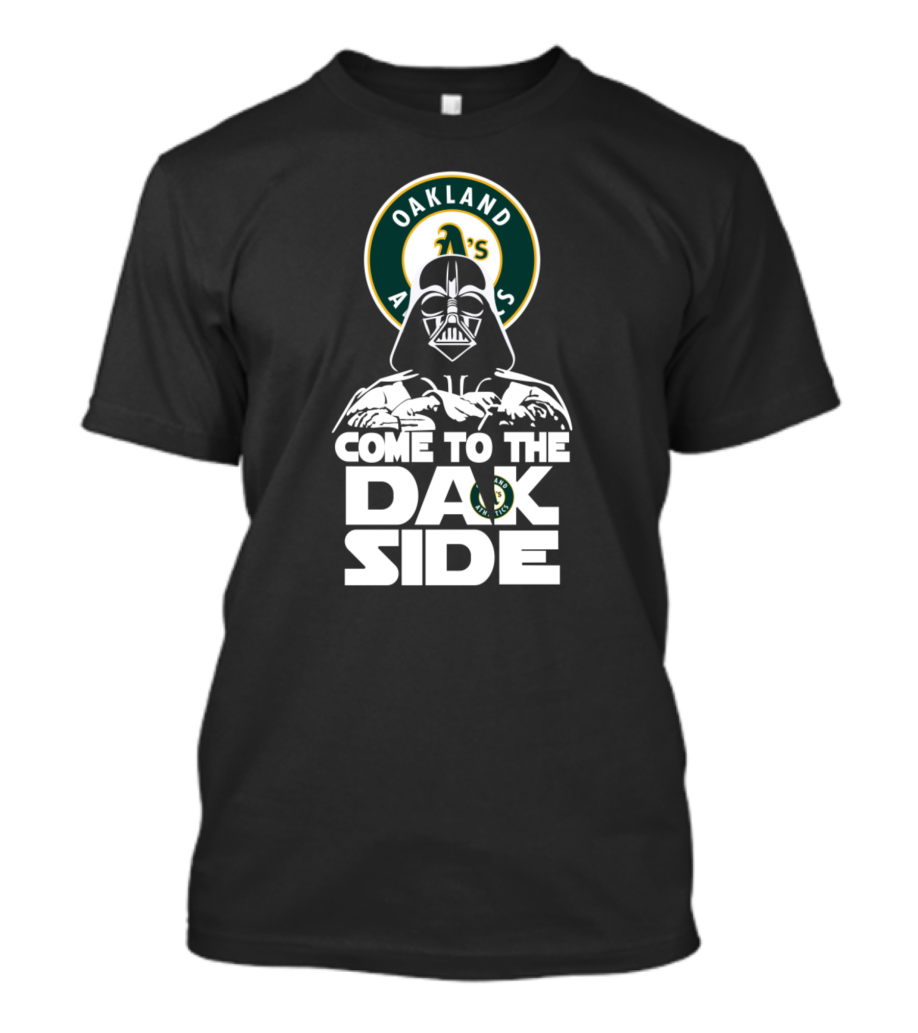 Darth Vader Come To The Dark Side Oakland Athletics Fans A's T-Shirt