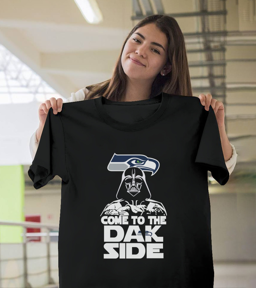 Come To The Dark Side Seattle Seahawks Fans Darth Vader T-Shirt