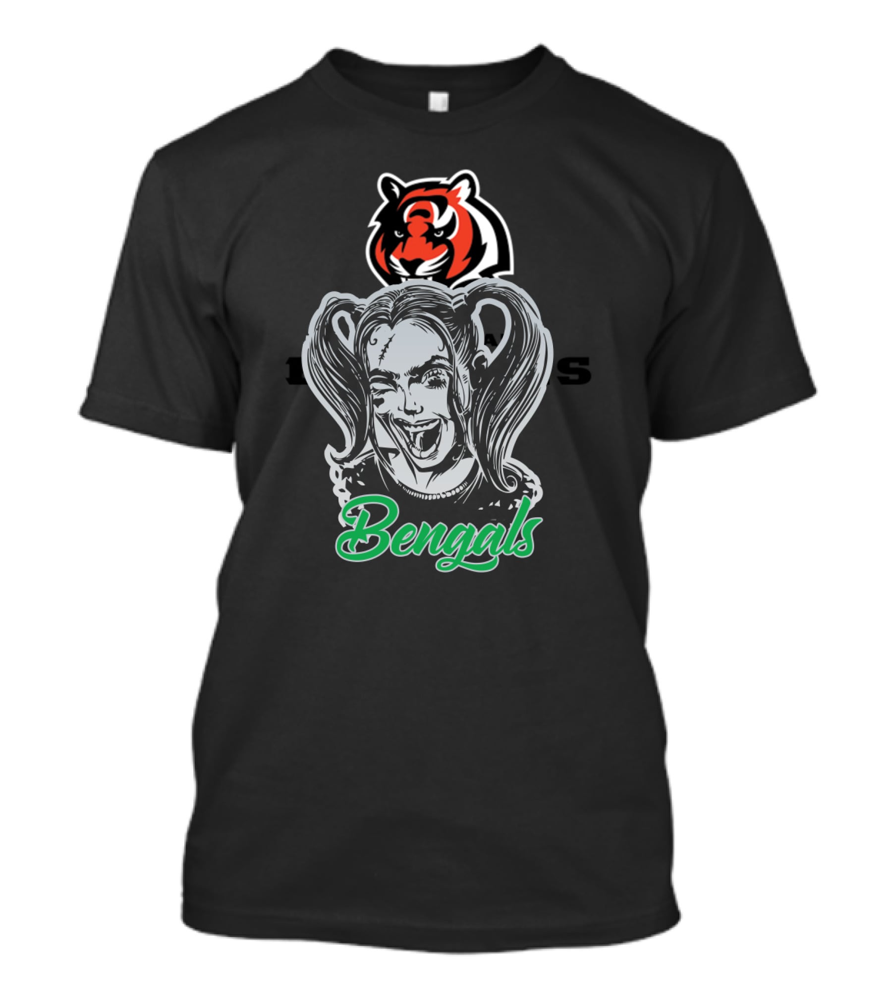 Bengals Fans Harley Quinn And Cincinnati Bengals T-Shirt