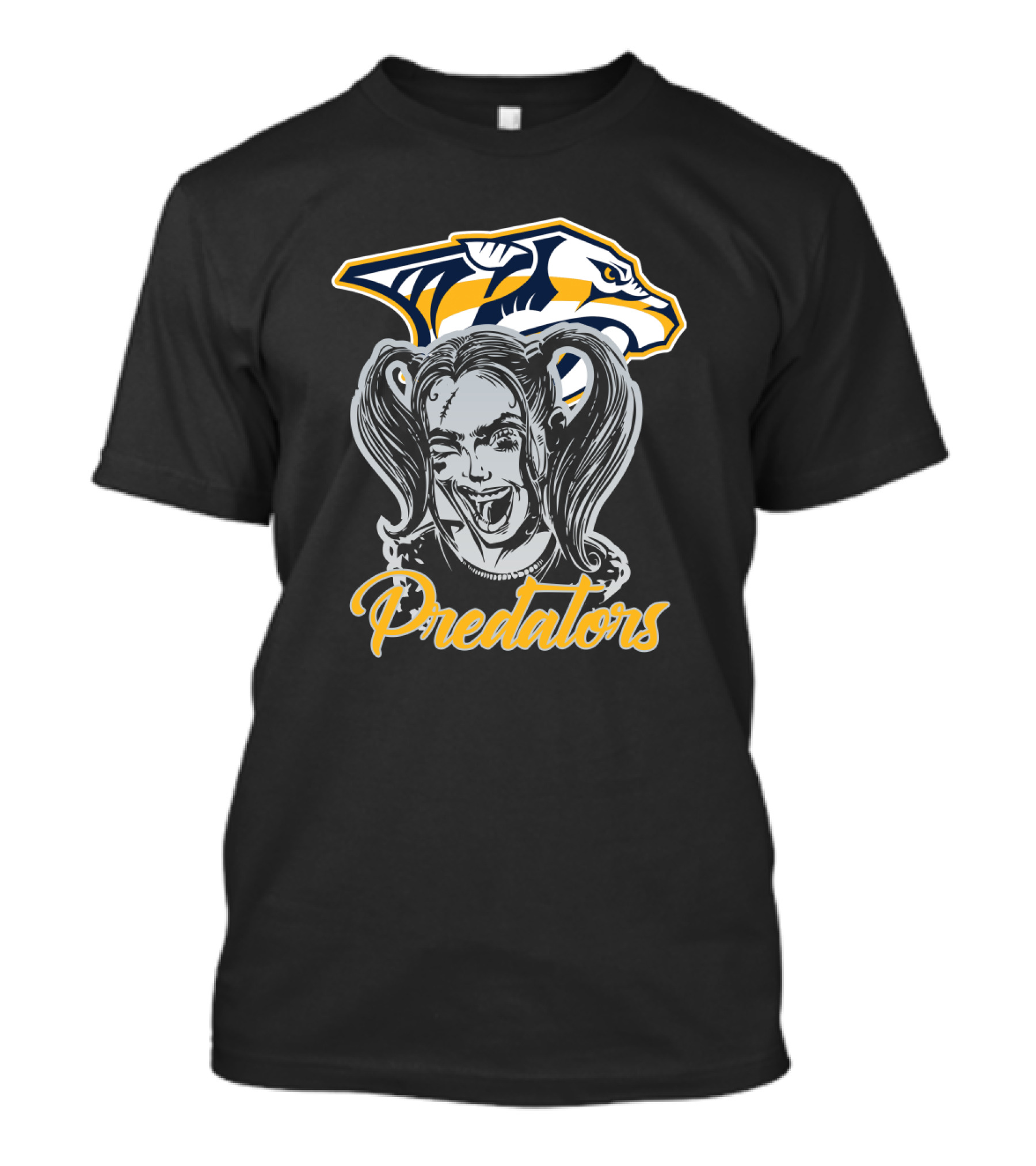 Harley Quinn Nashville Predators Fans Predators T-Shirt