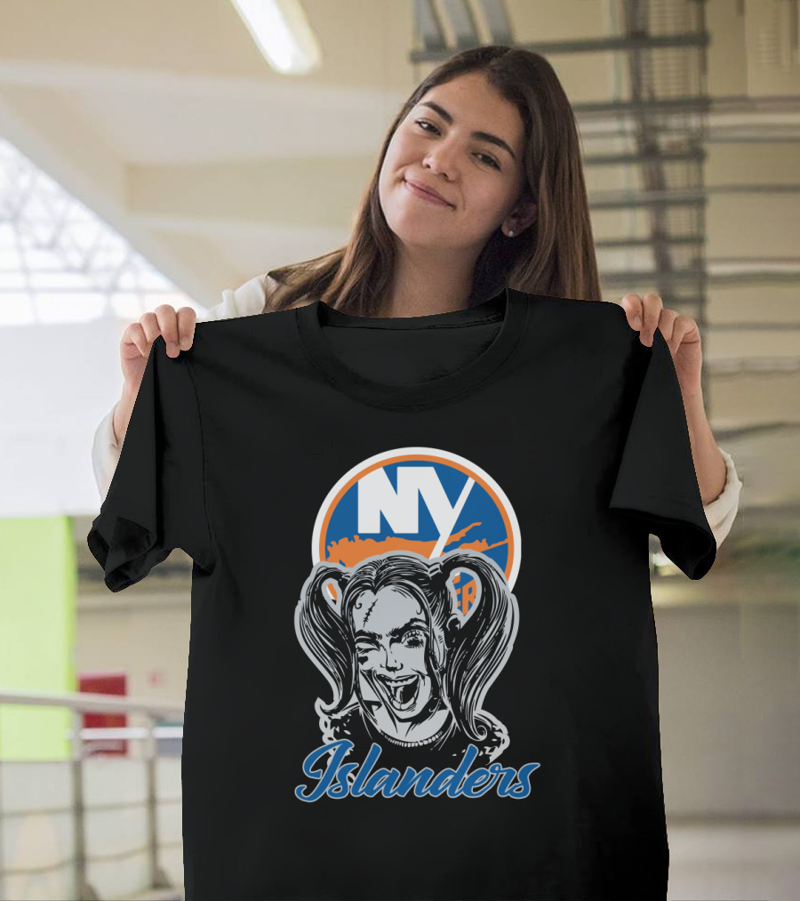 Ny Islanders Harley Quinn Mashup T-Shirt