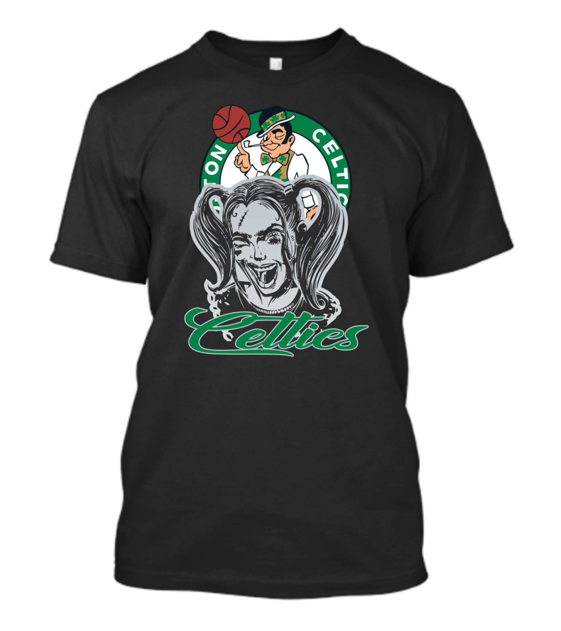 Harley Quinn Celtics Boston Fans T-Shirt