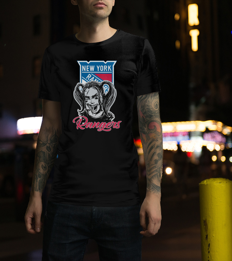 New York Rangers Harley Quinn Fans T-Shirt