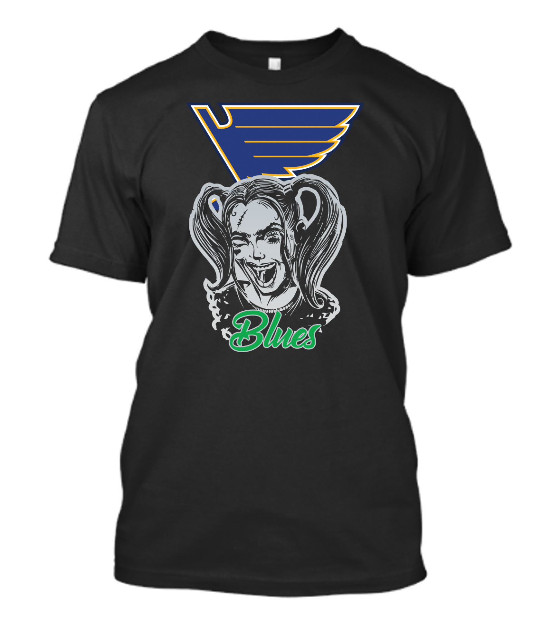 Harley Quinn St. Louis Blues Fans T-Shirt