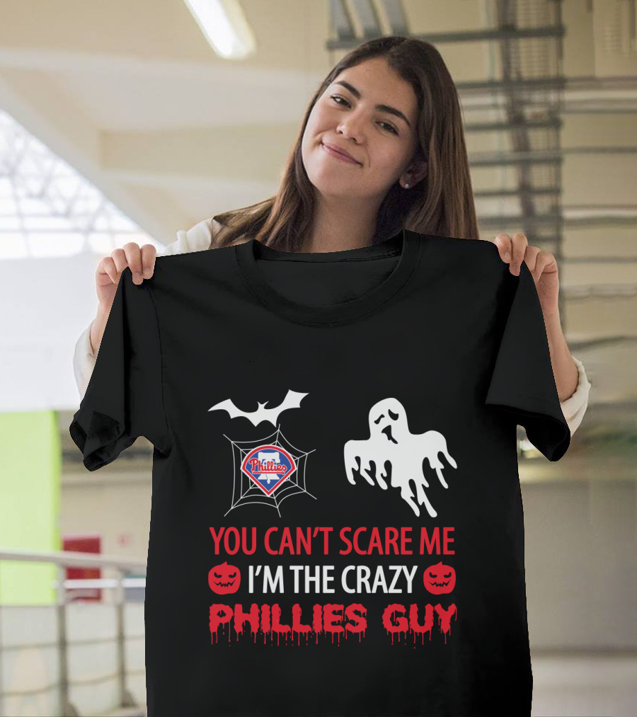 Philadelphia Phillies Halloween Crazy Phillies Guy T-Shirt