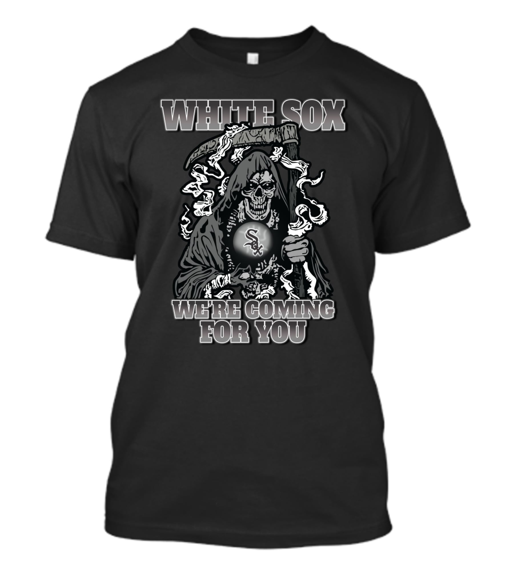 White Sox Grim Reaper We're Coming For You T-Shirt