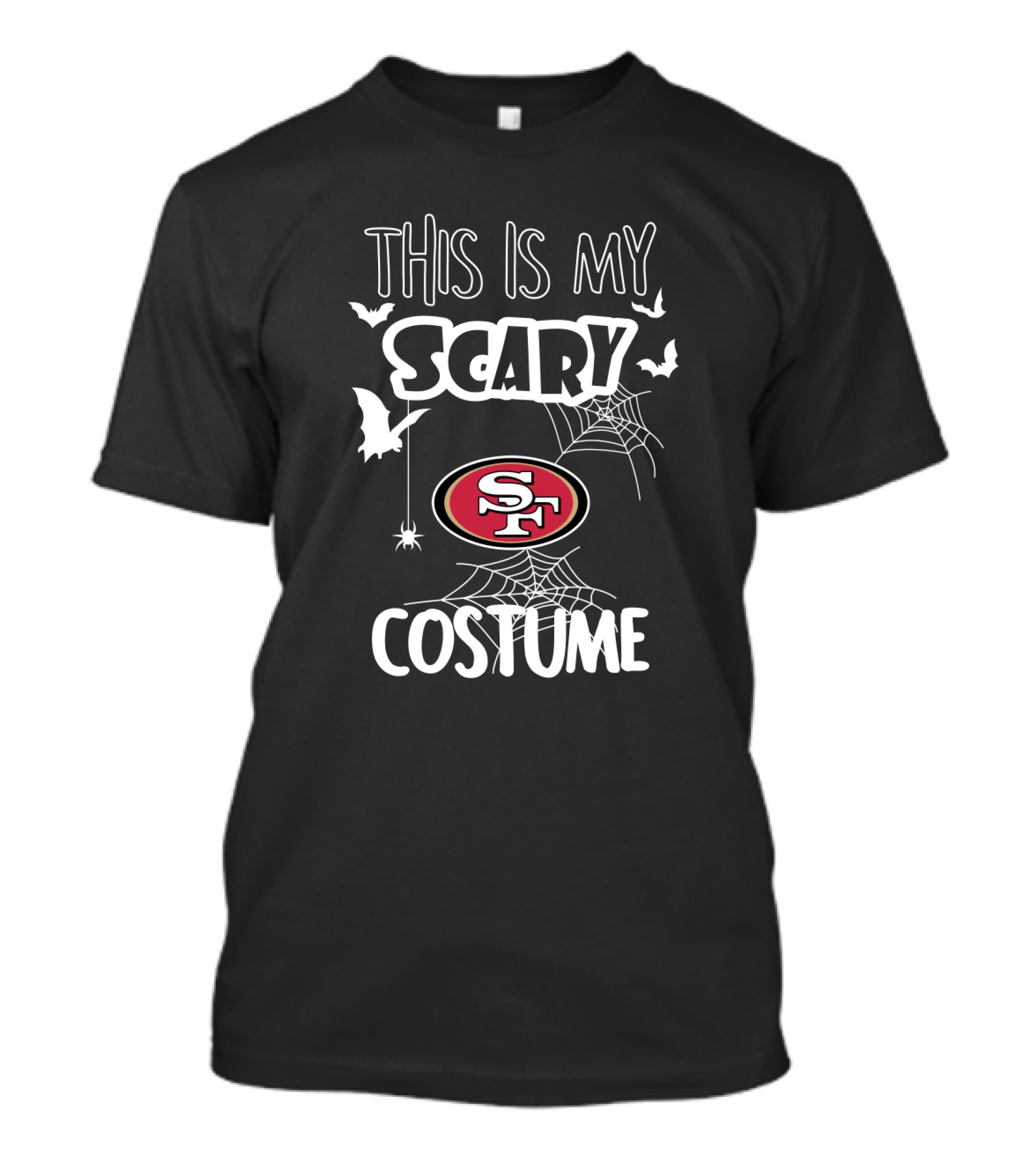 San Francisco 49ers Halloween Scary Costume T-Shirt