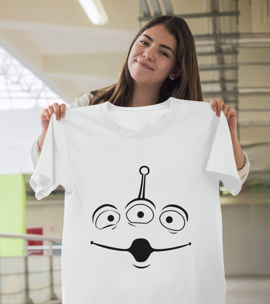 Toy Story Alien Face Disney Pixar Three-Eyed Character T-Shirt