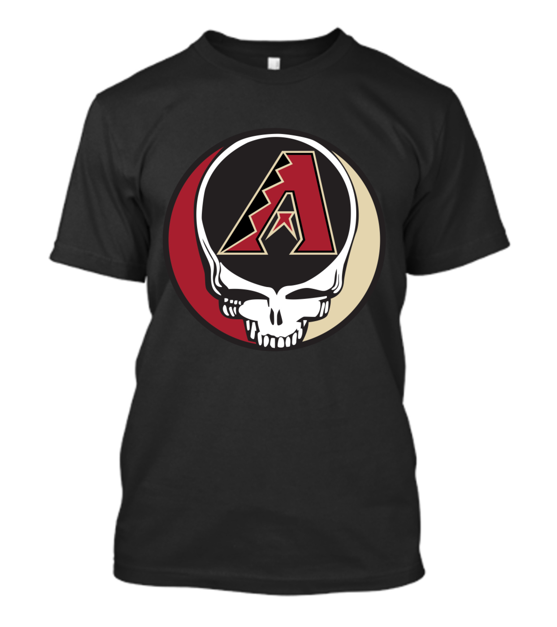 Arizona Diamondbacks Grateful Dead Skull Design For Fans T-Shirt