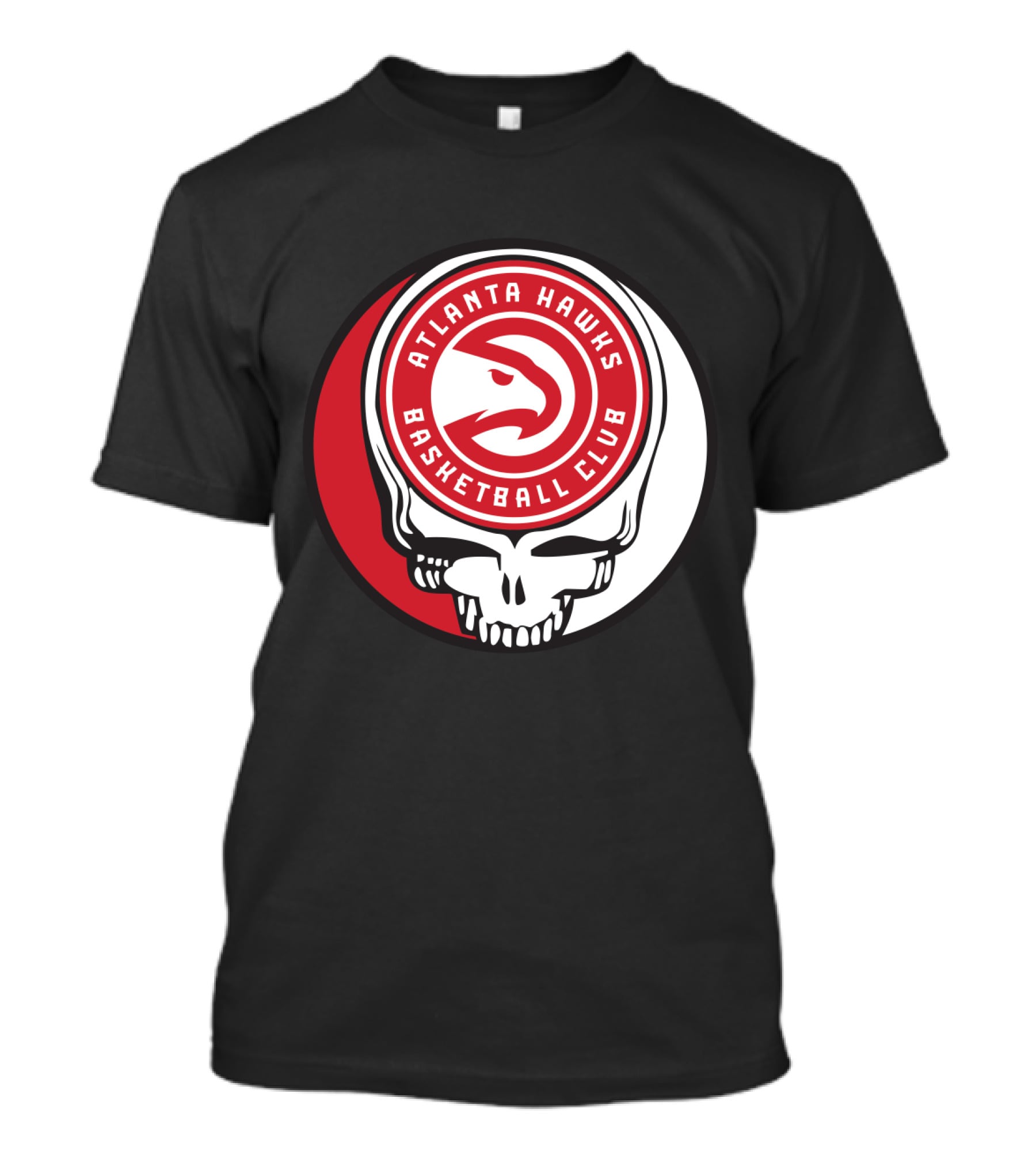 Atlanta Hawks Basketball Club Grateful Dead Skull T-Shirt