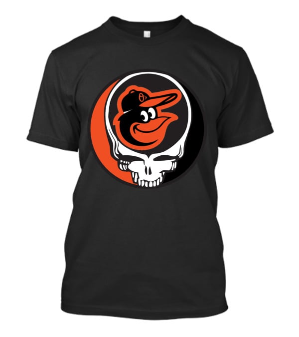 Grateful Dead Steal Your Face Baltimore Orioles Mashup T-Shirt