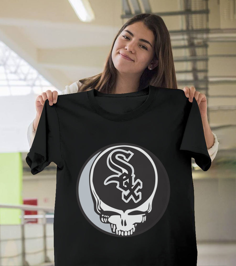 Grateful Dead Steal Your Face Chicago White Sox Fan Mashup T-Shirt