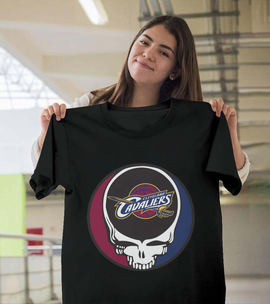 Cleveland Cavaliers Grateful Dead Skull T-Shirt