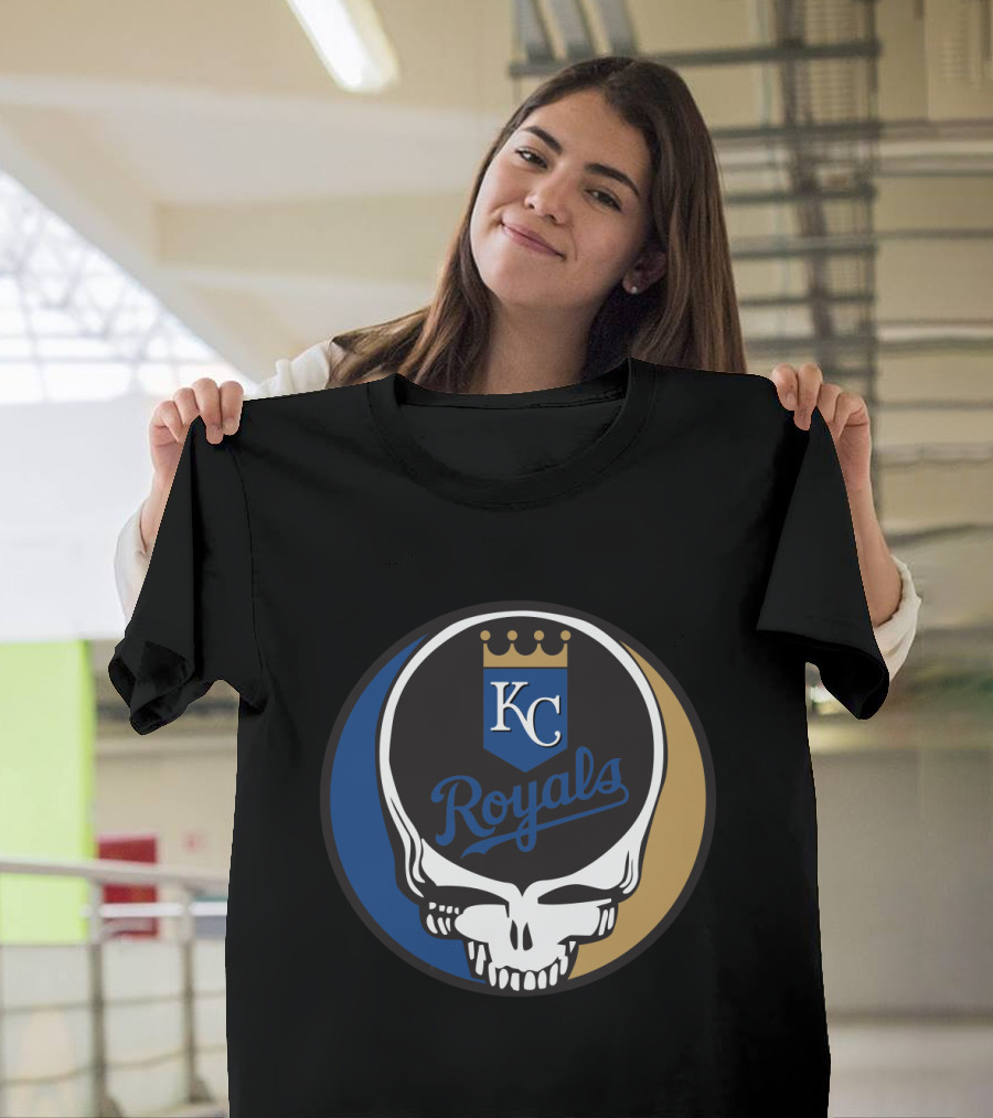Kansas City Royals Grateful Dead Steal Your Face T-Shirt