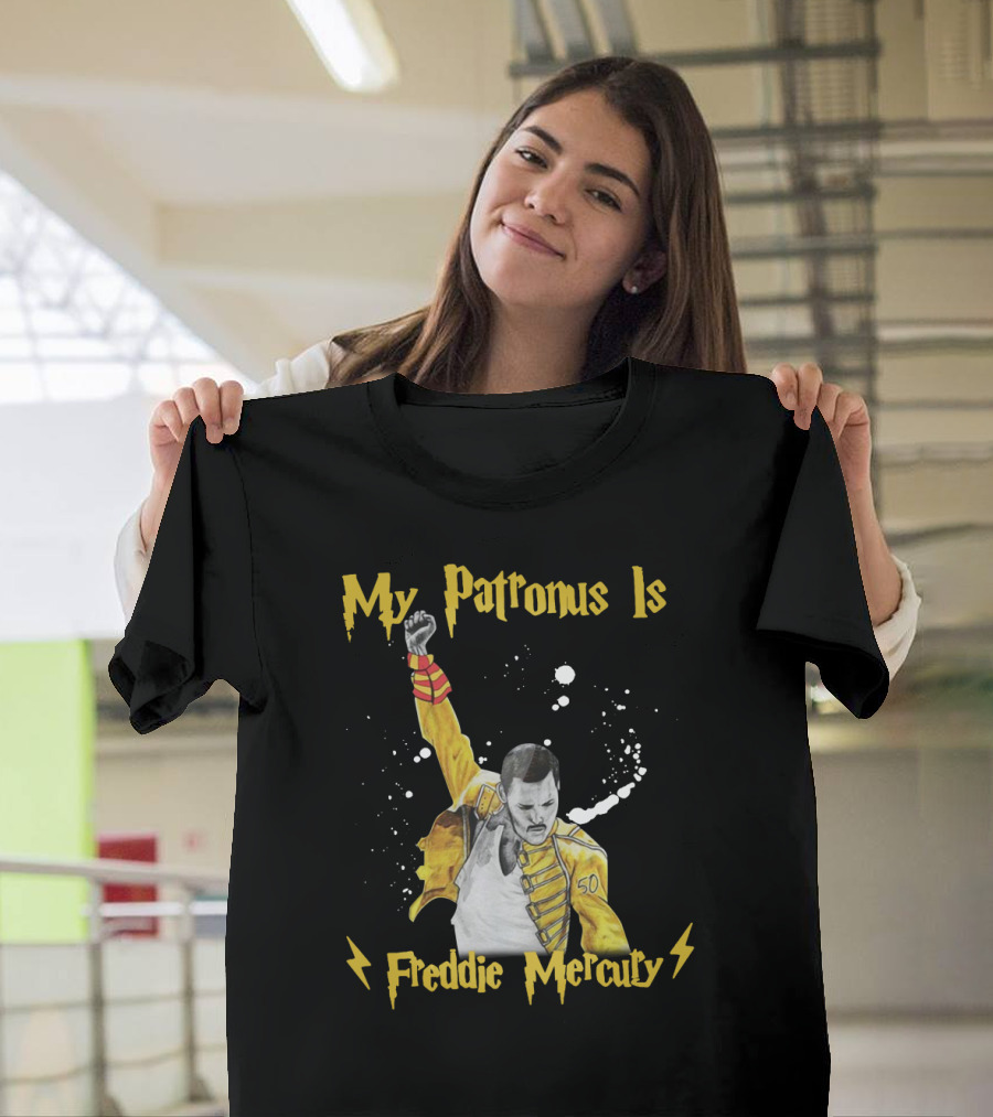 My Patronus Is Freddie Mercury Magic Lightning T-Shirt