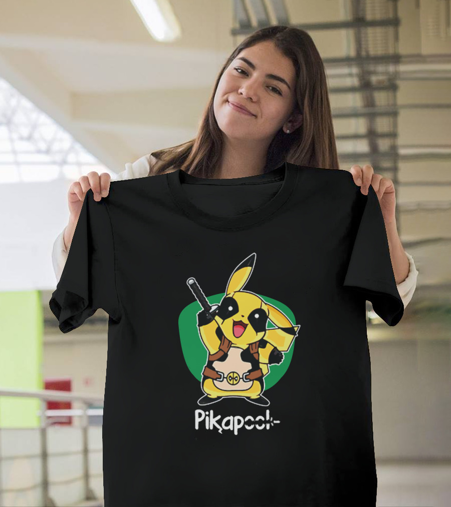 Pikapool Pikachu Deadpool Fusion T-Shirt