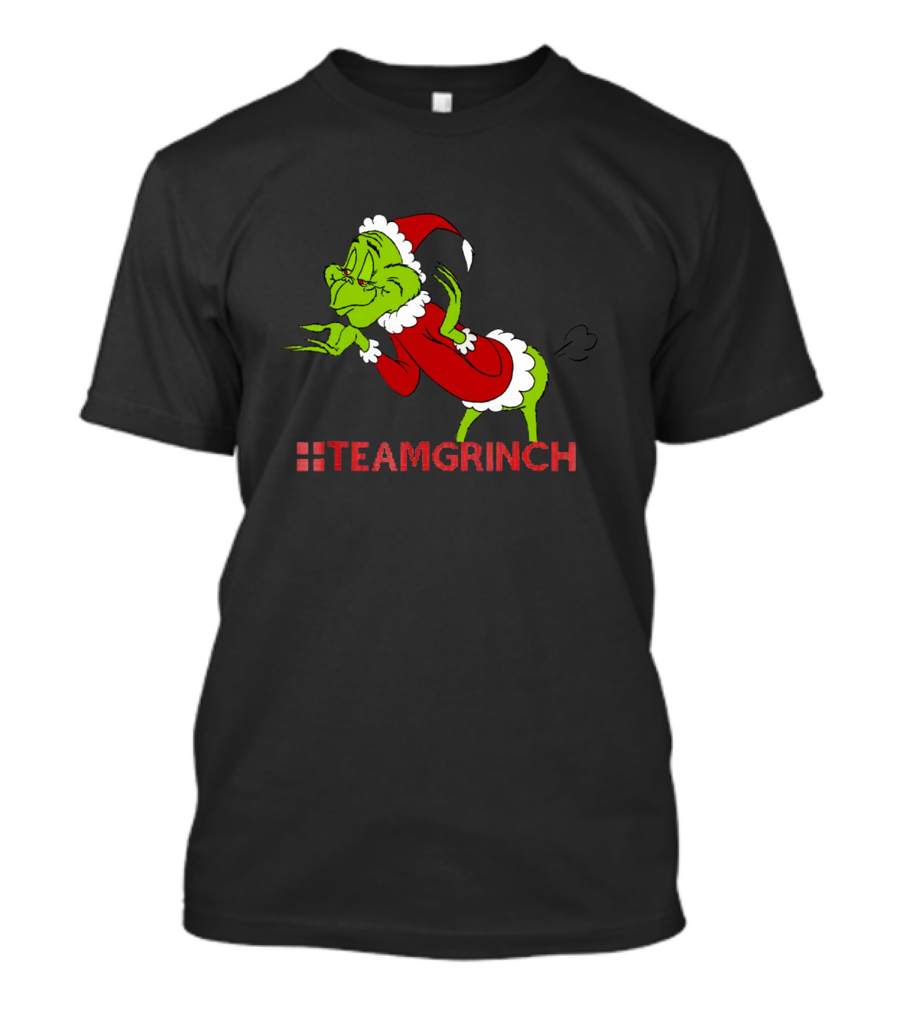 Team Grinch Resting Grinches Face Christmas T-Shirt