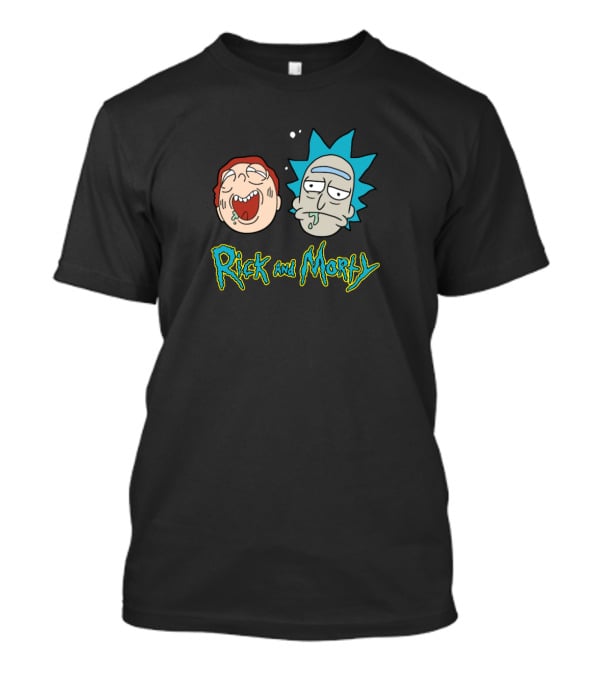 Rick And Morty Funny Faces Retro Style T-Shirt