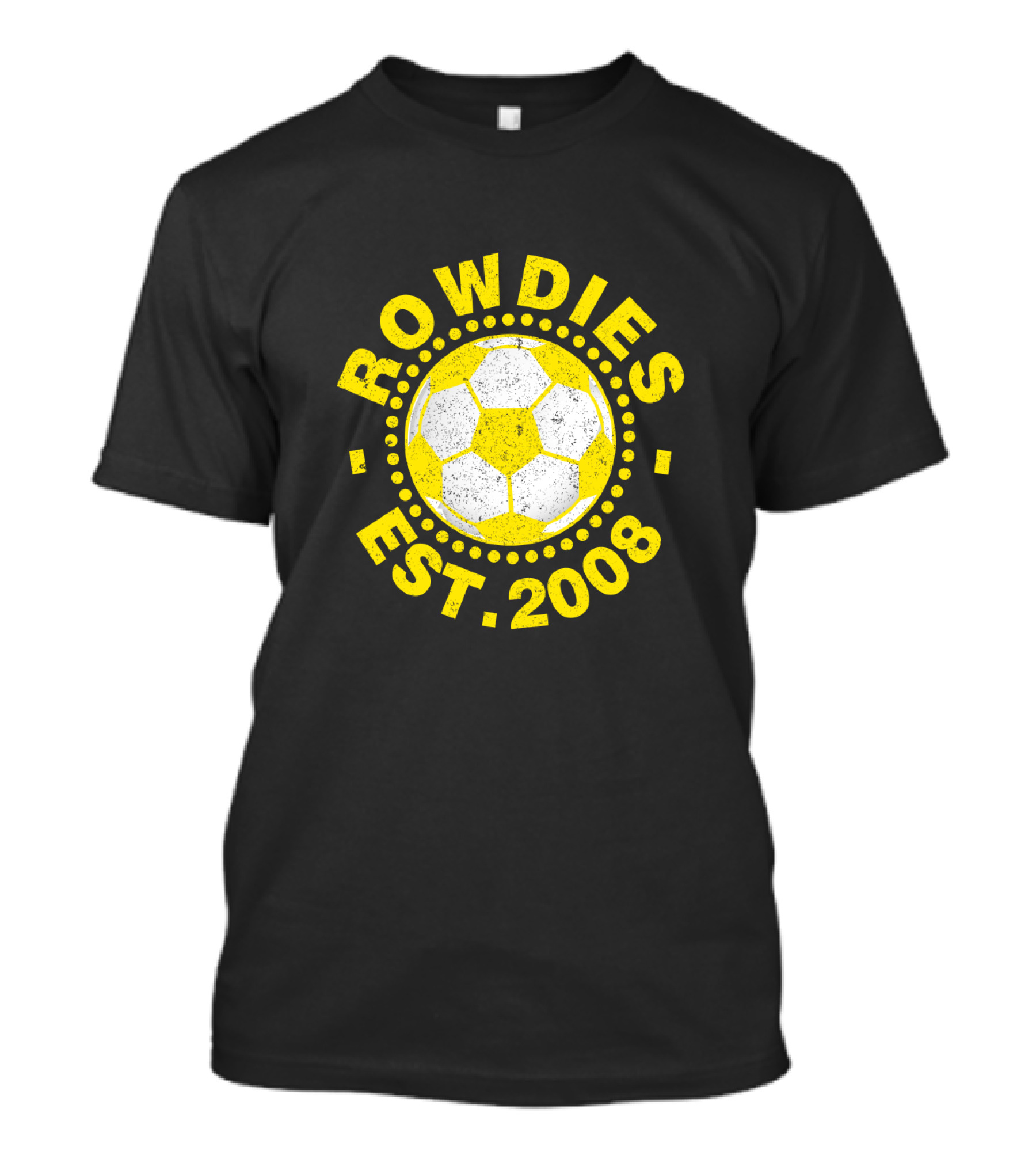 Rowdies Est 2008 Soccer Ball T-Shirt