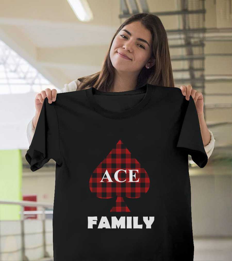 Ace Family Plaid Spade T-Shirt