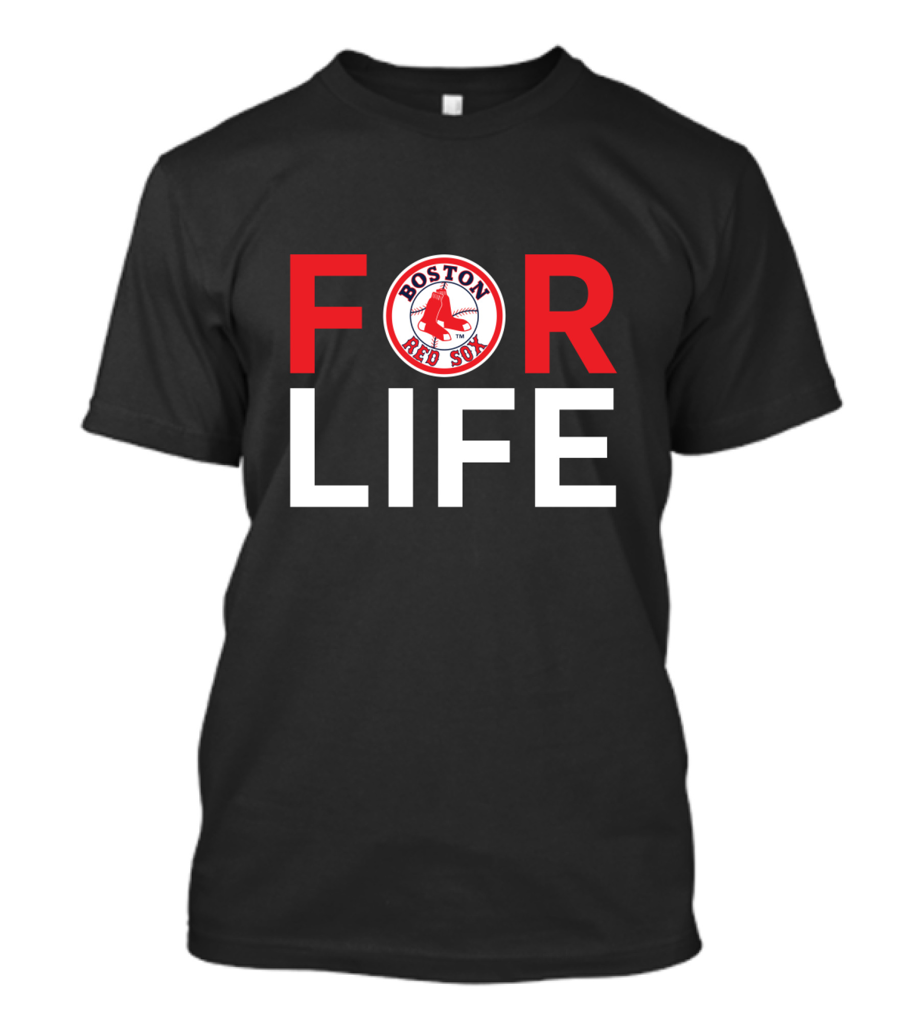 Boston Red Sox For Life Fan Loyalty Emblem T-Shirt