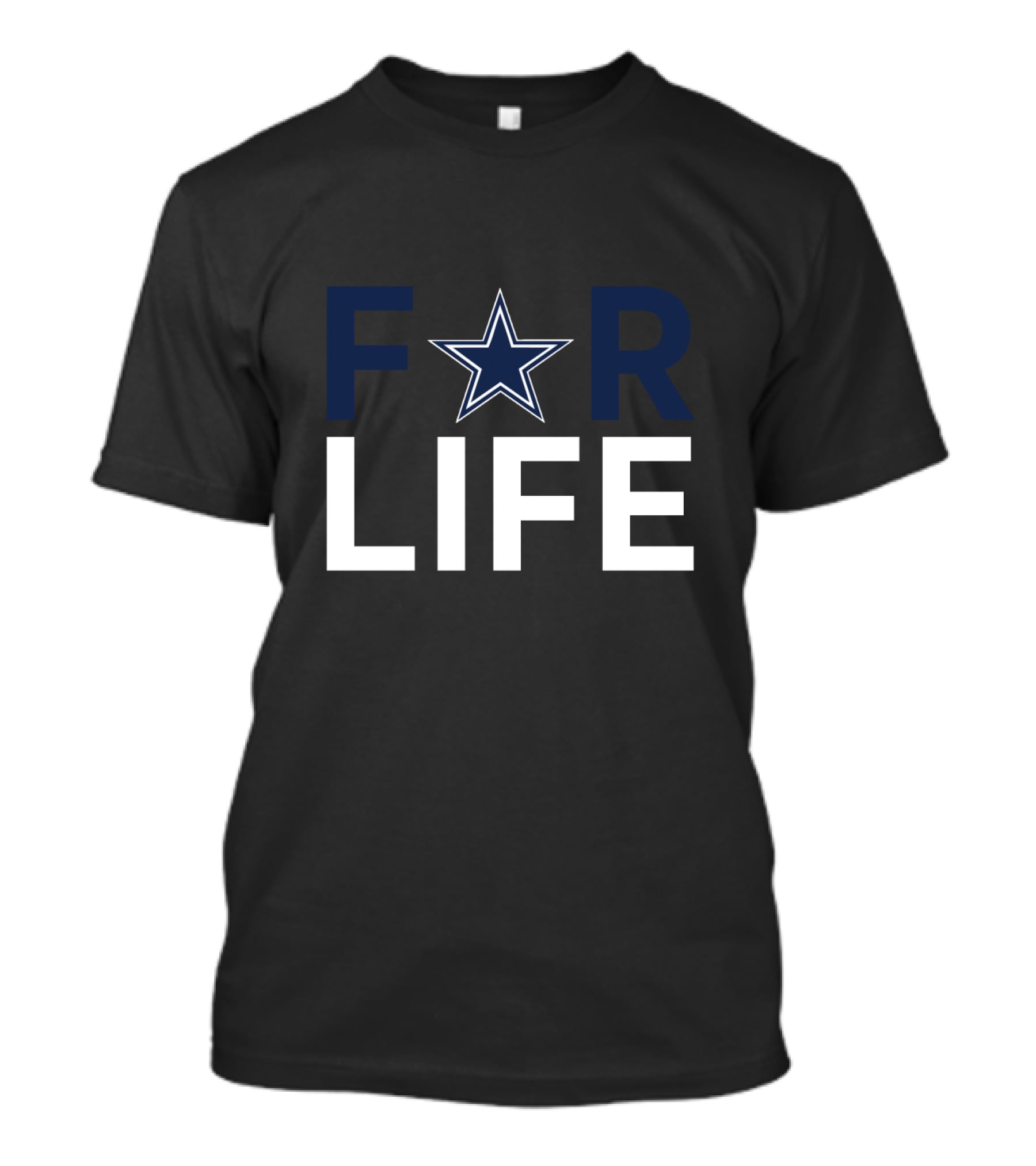 For Life Dallas Cowboys Star Logo Enthusiasts T-Shirt