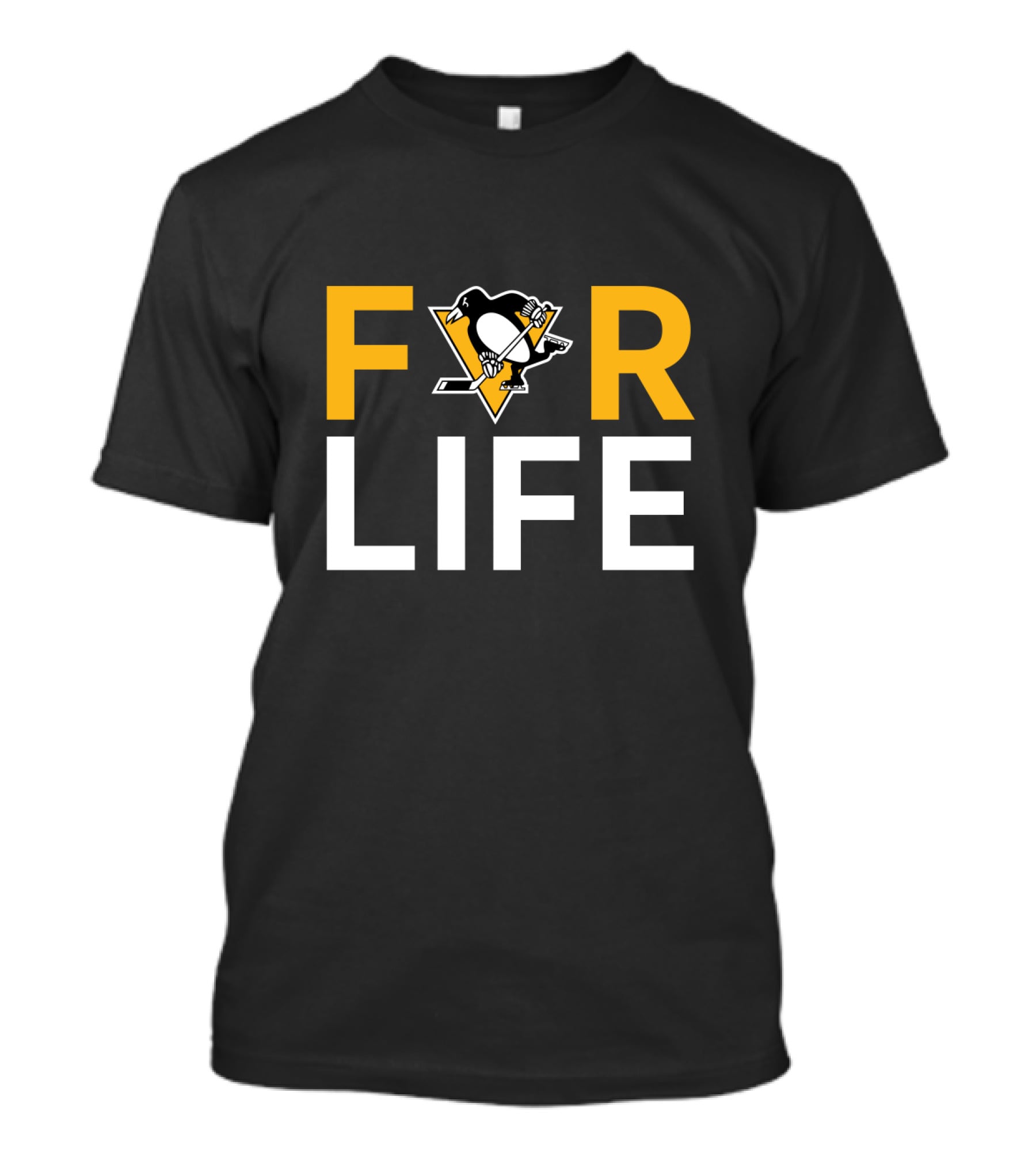 For Life Pittsburgh Penguins Fans Iconic Hockey T-Shirt