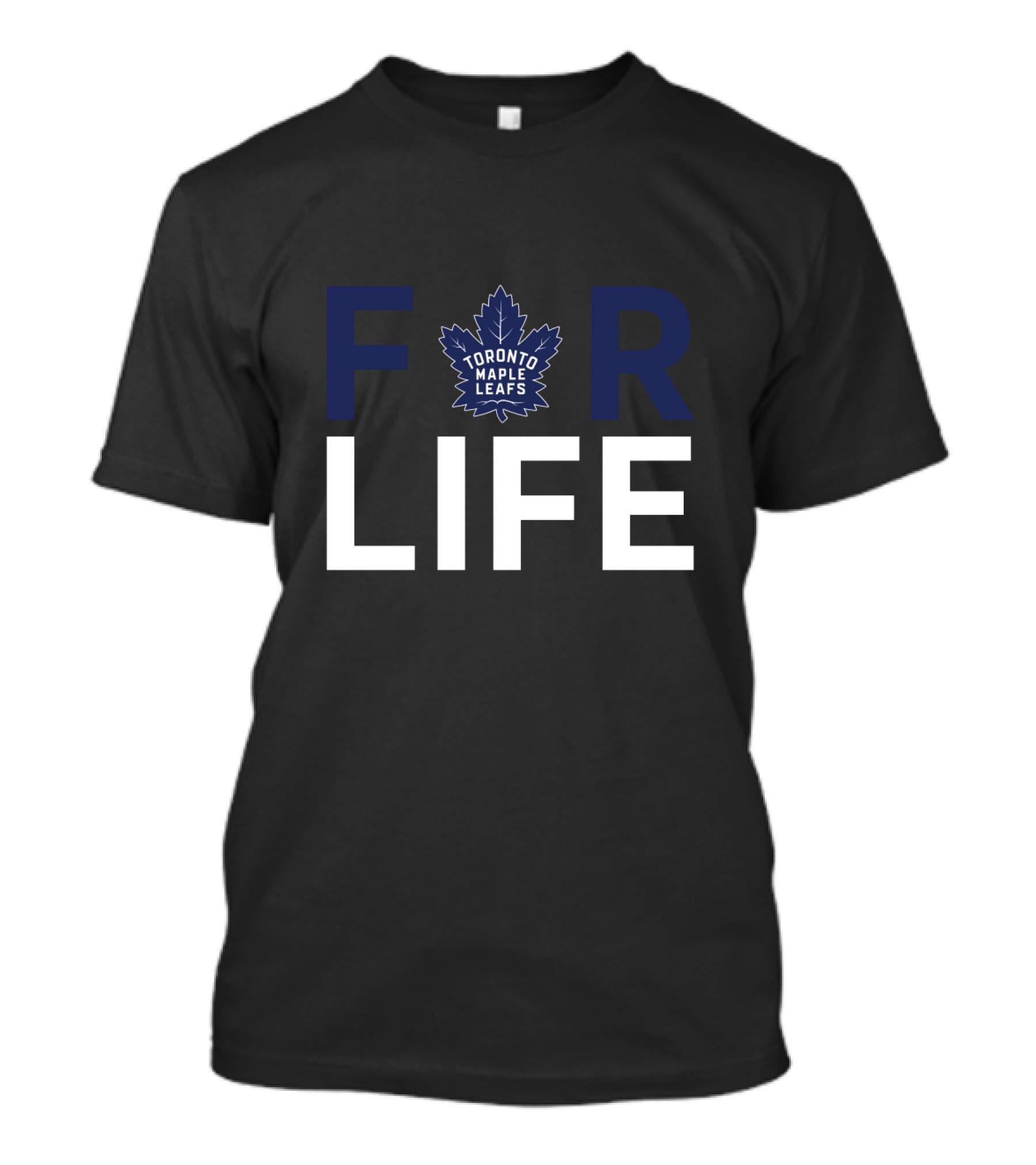 Toronto Maple Leafs Logo Centralized In Bold For Life T-Shirt