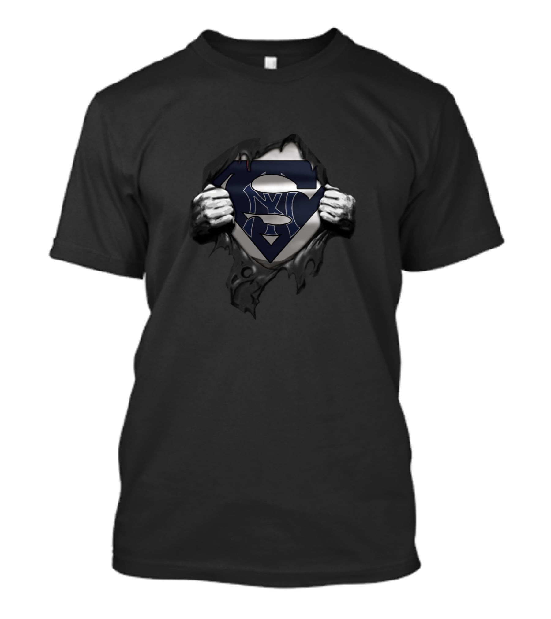 New York Yankees Superman Logo Mashup Fan T-Shirt
