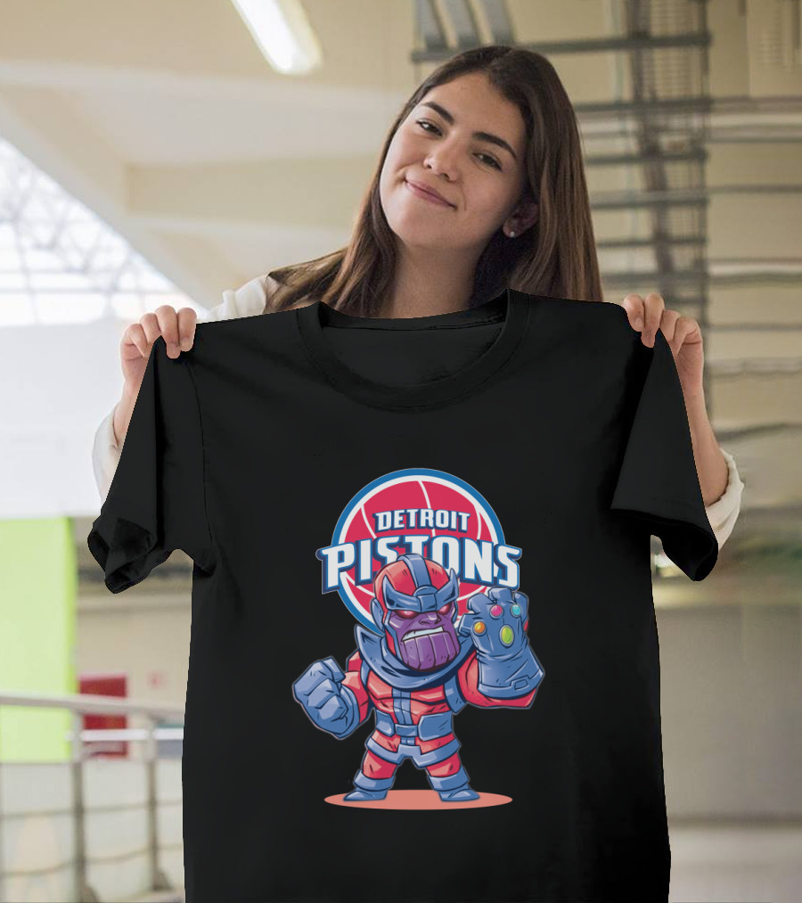 Thanos Detroit Pistons Basketball Crossover Fans T-Shirt