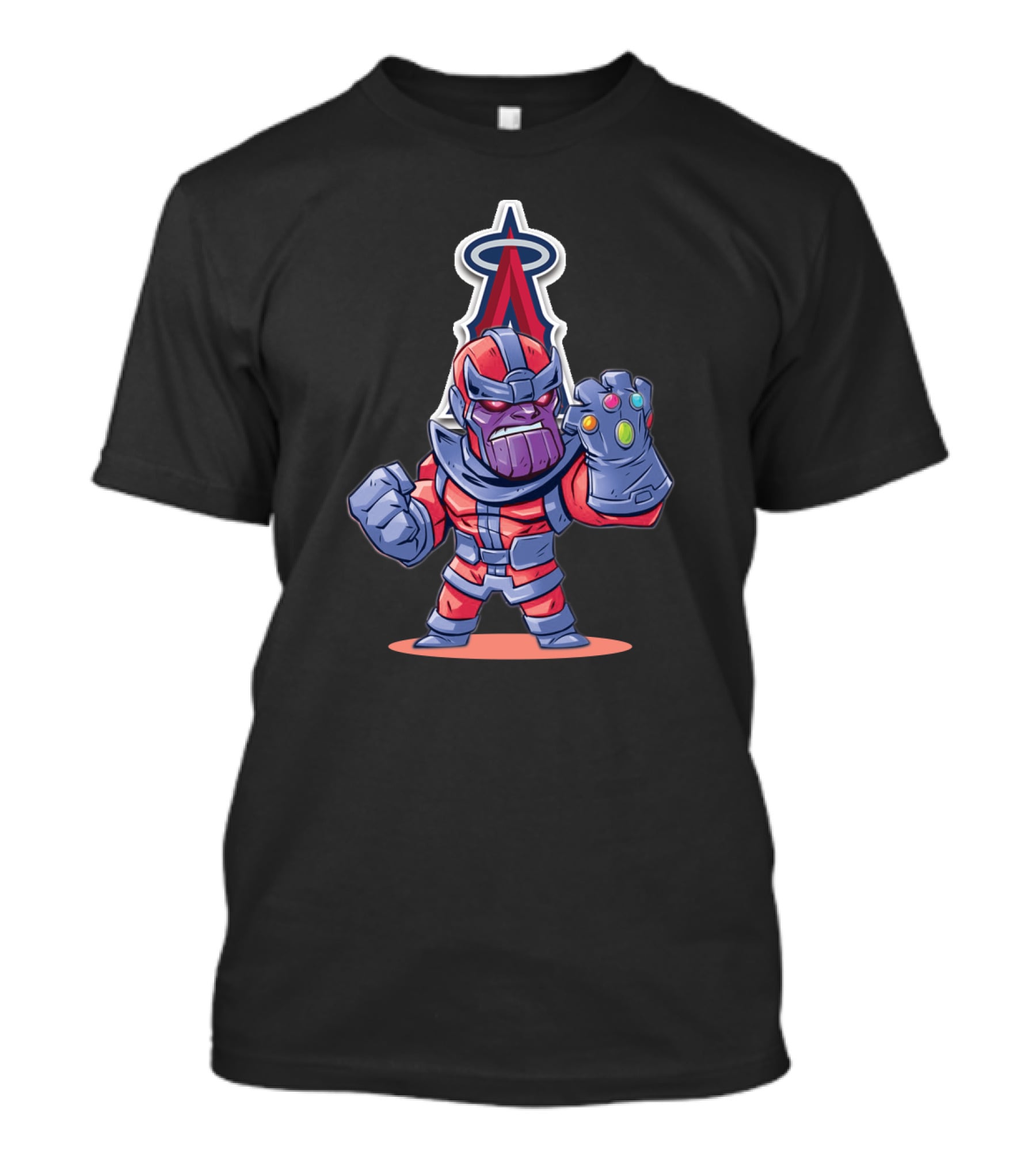 Thanos Los Angeles Angels Infinity Gauntlet MLB Crossover Fan T-Shirt