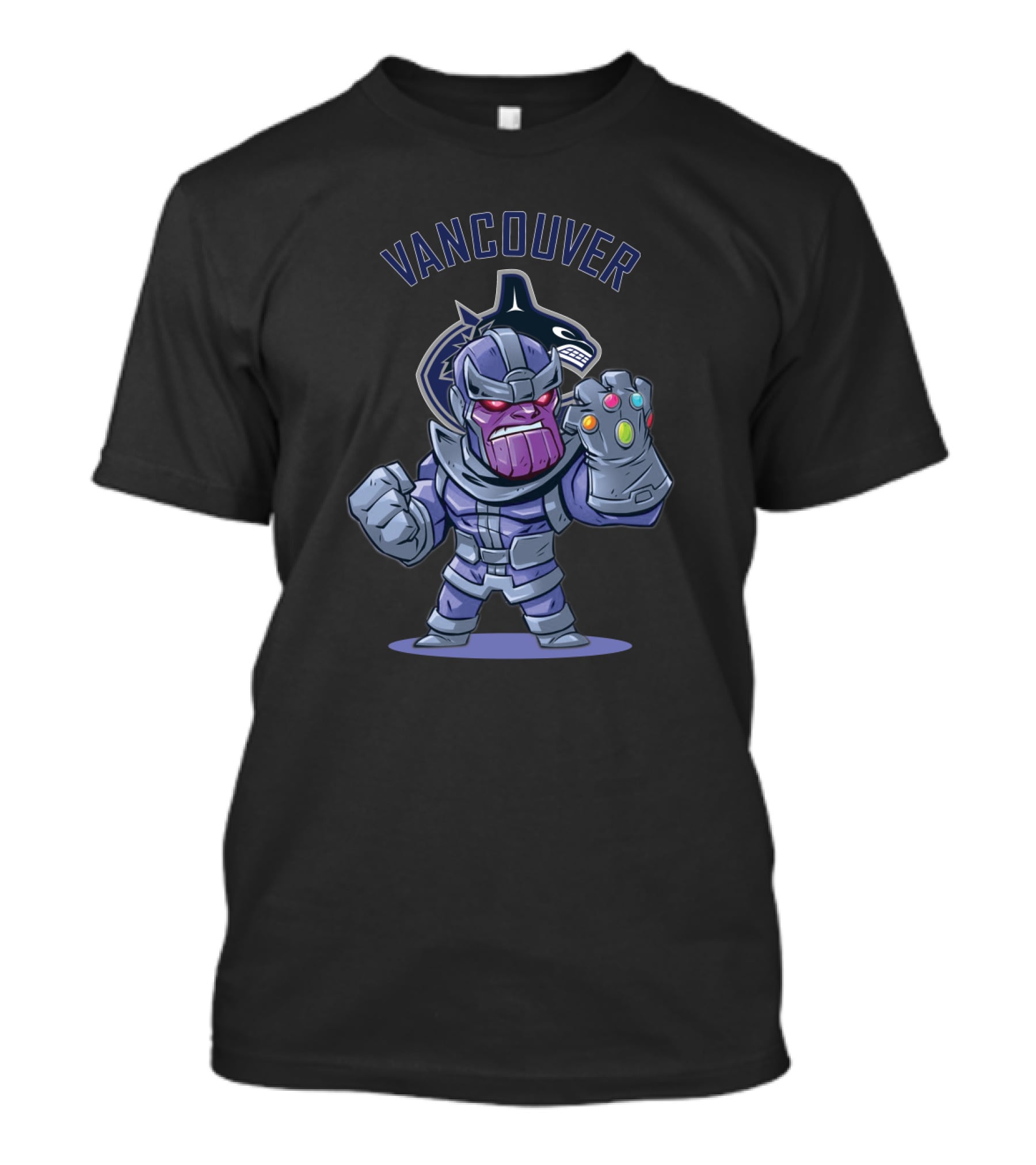 Vancouver Canucks Thanos Character With Gauntlet T-Shirt