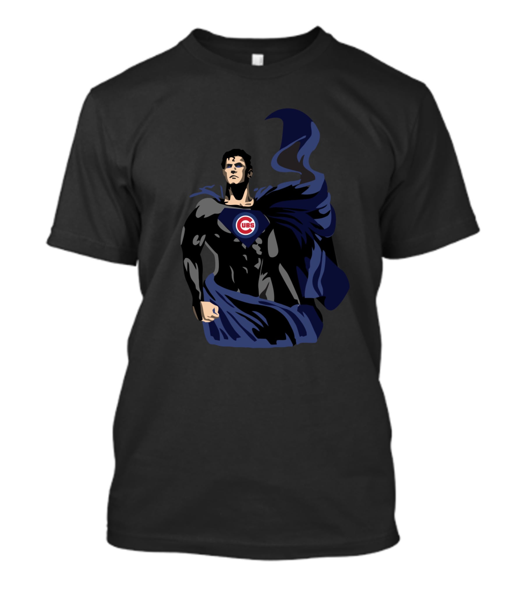 Chicago Cubs Superman Logo Hero Fusion T-Shirt