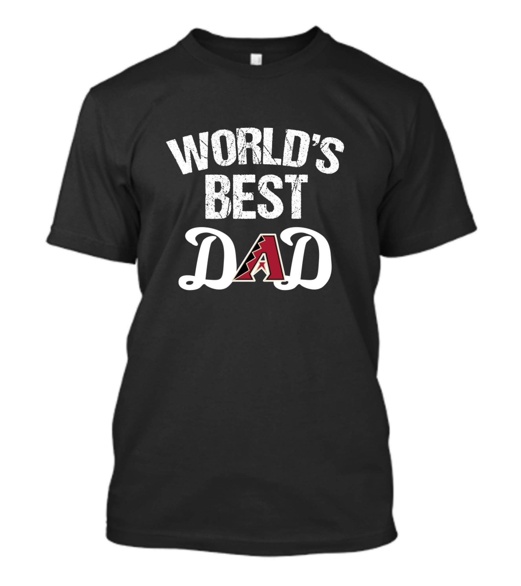 World's Best Arizona Diamondbacks Dad T-Shirt
