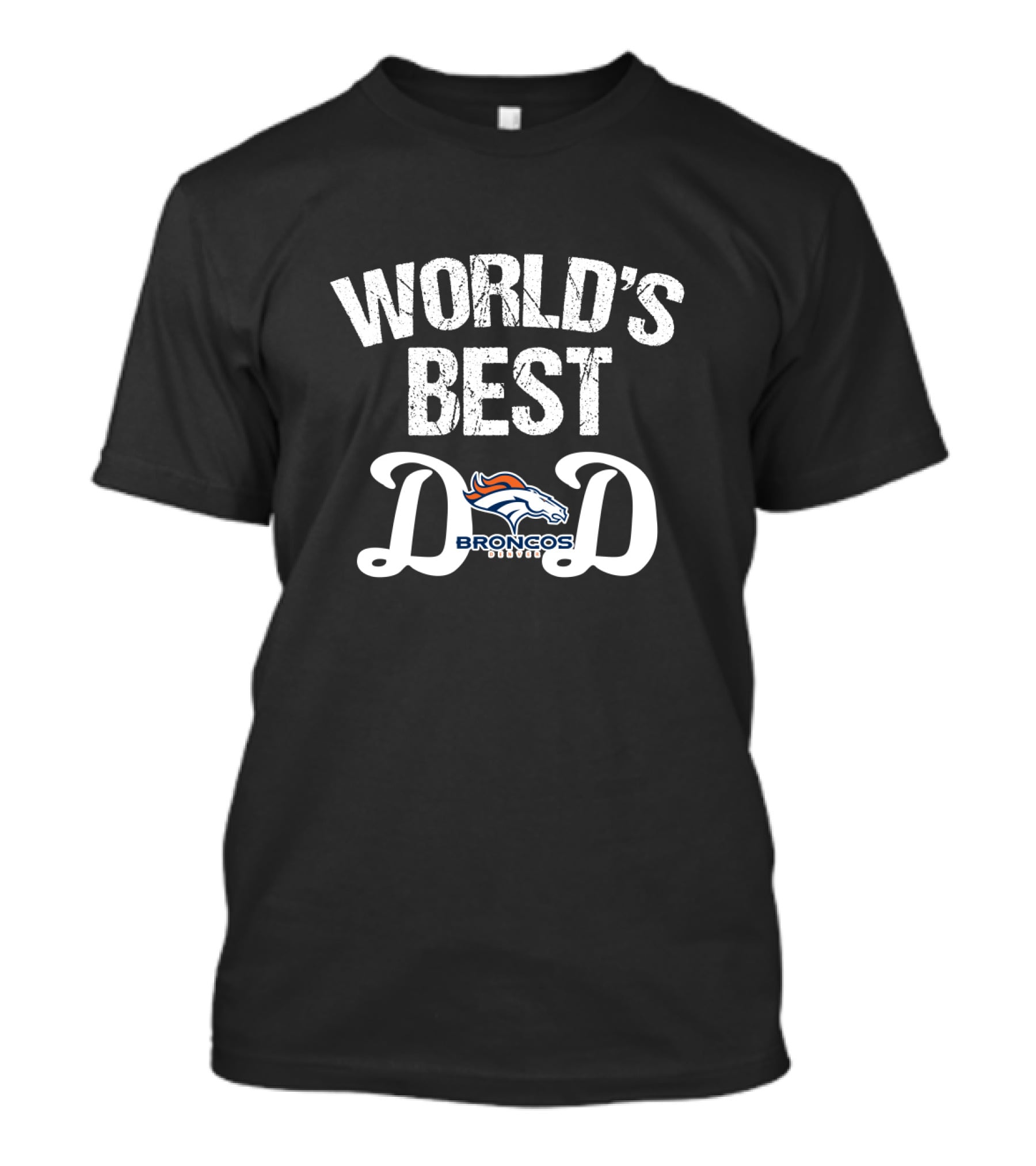 World's Best Broncos Dad T-Shirt