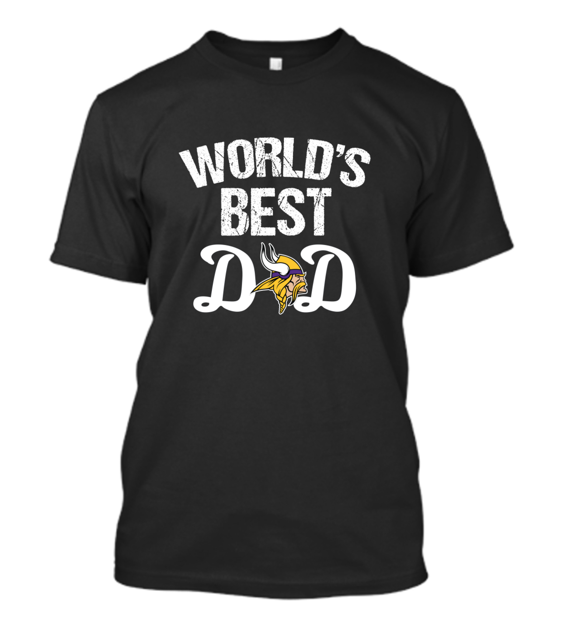 World's Best Dad Minnesota Vikings T-Shirt