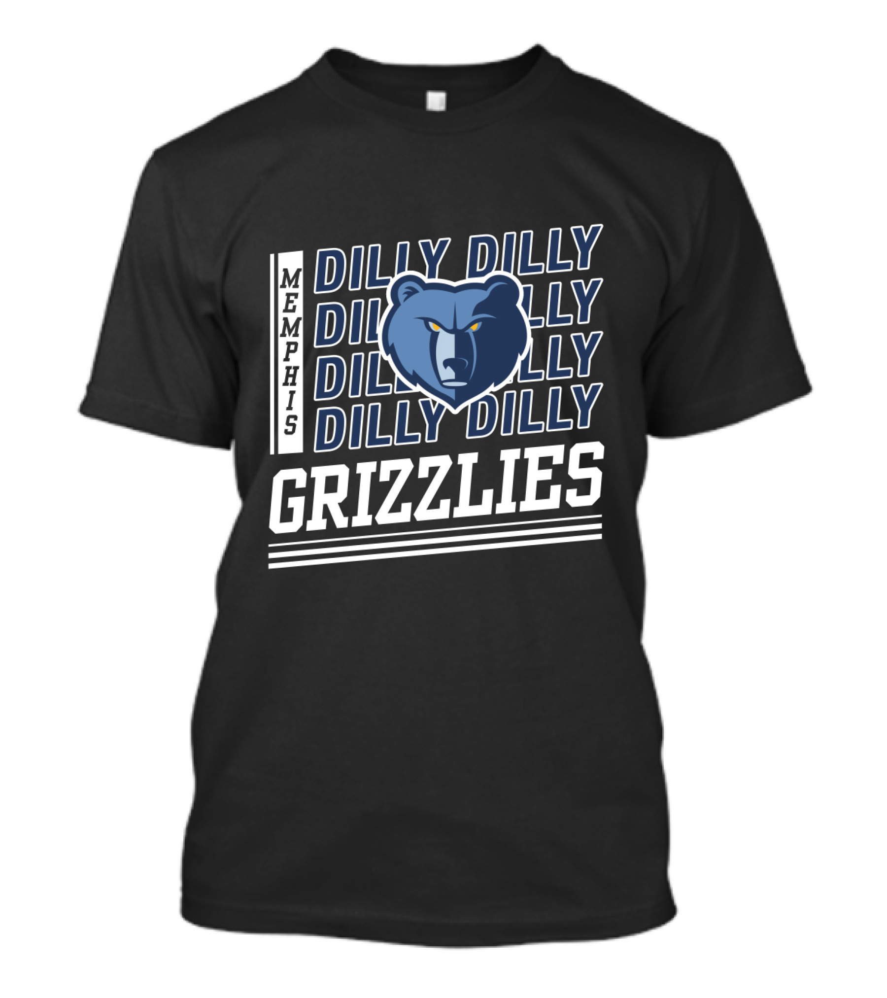 Memphis Grizzlies Dilly Dilly Bold Bear T-Shirt