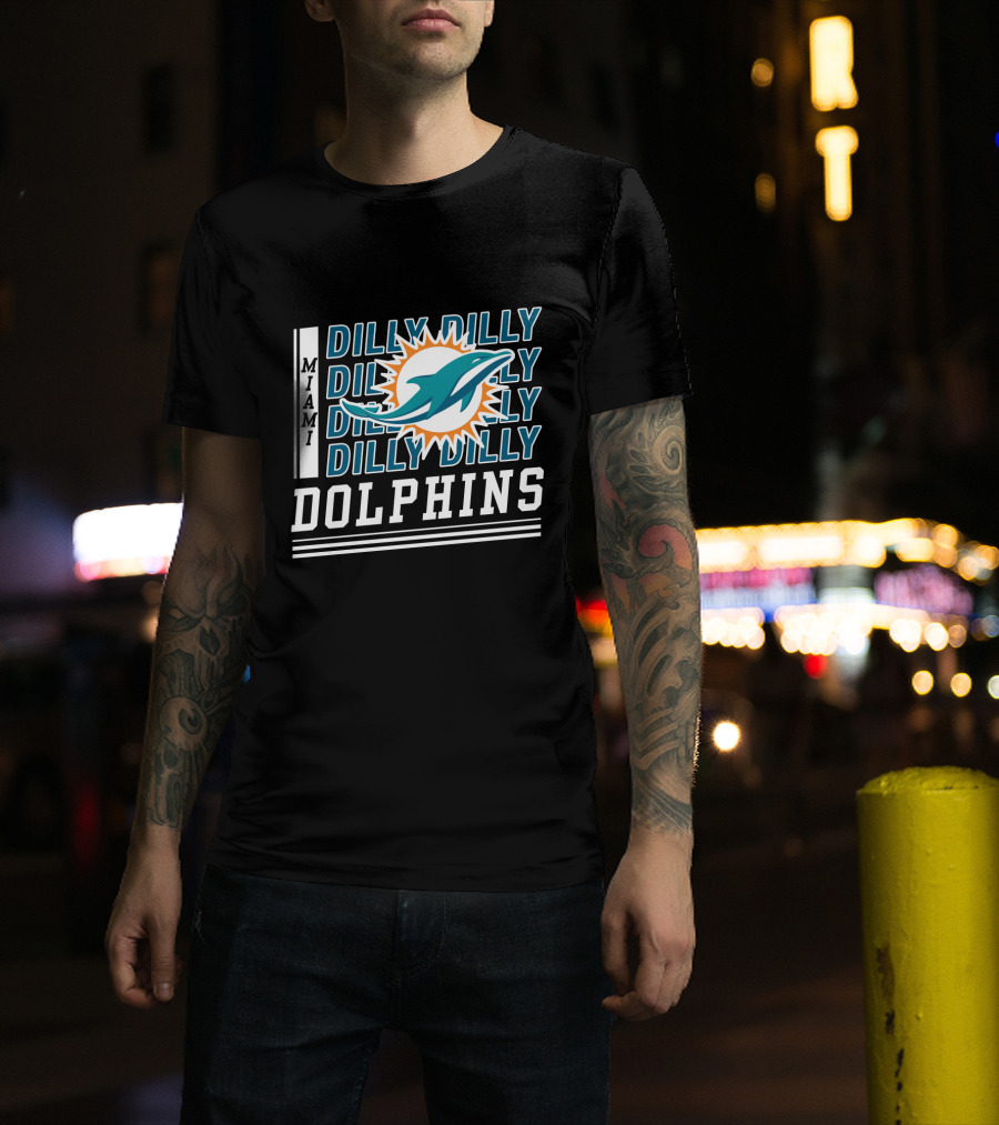 Miami Dolphins Dilly Dilly Dilly Bud Light T-Shirt