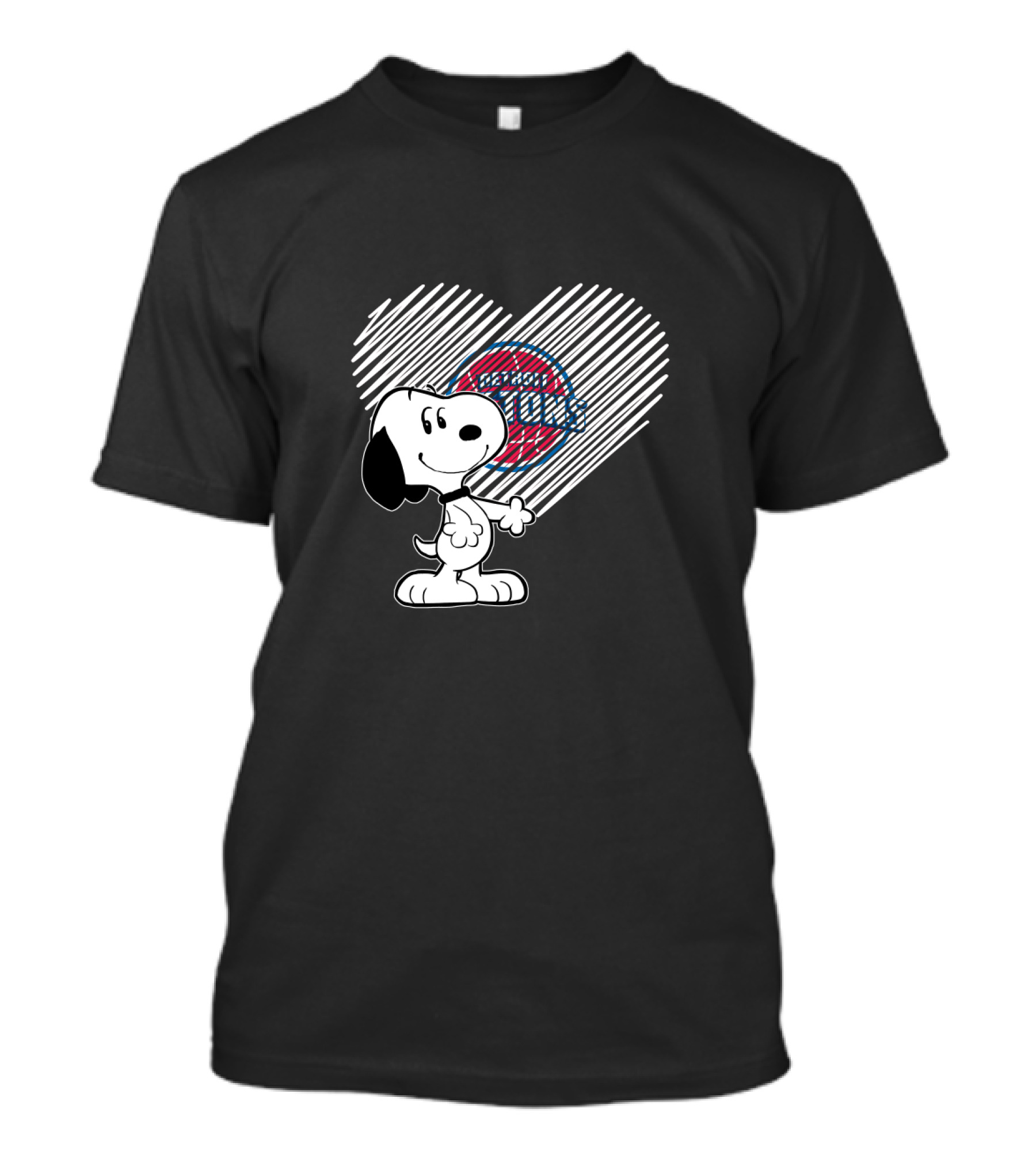 Snoopy Heart Detroit Pistons Basketball Team Fans T-Shirt